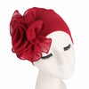 New Beautiful Flower Elastic Cloth Head Wrap Hat