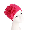 New Beautiful Flower Elastic Cloth Head Wrap Hat