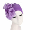 New Beautiful Flower Elastic Cloth Head Wrap Hat