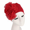 New Beautiful Flower Elastic Cloth Head Wrap Hat