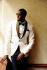 High Quality One Button White Paisley Tuxedo (Jacket+Pants+Tie)