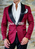 High Quality One Button White Paisley Tuxedo (Jacket+Pants+Tie)