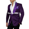 High Quality One Button White Paisley Tuxedo (Jacket+Pants+Tie)