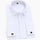 Men's Classic French Cuffs Solid Dress Shirt Covered Placket Standard-fit With cufflinks