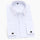 Men's Classic French Cuffs Solid Dress Shirt Covered Placket Standard-fit With cufflinks