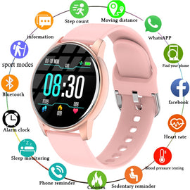 Women Smart Watch Real-time Weather Forecast Activity Tracker Heart Rate Monitor For Android IOS
