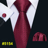 New Red Striped Fashion Designer Ties