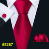 New Red Striped Fashion Designer Ties