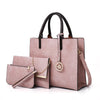 3PCS Set Fashion PU Leather Ladies Handbag