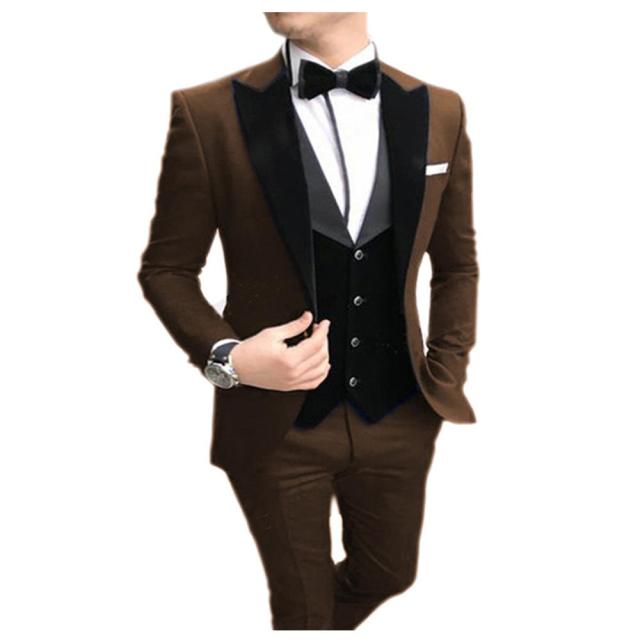 White Jacquard Jacket Men Suit Slim Fit Custom Made Blazer