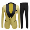 White Jacquard Jacket Men Suit Slim Fit Custom Made Blazer