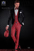 White Jacquard Jacket Men Suit Slim Fit Custom Made Blazer