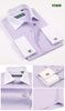 New Fashion Men's Patchwork Regular Fit France Exquisite Cufflinks  Dress Shirts