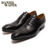 LUXURY BRAND MEN OXFORD SHOES POINTED TOE LACE UP FORMAL SHOES