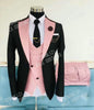 2021 3 Pieces Custom Made Classic White Blazer Tuxedo