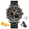 Luxury Chronograph Quartz Wristwatch