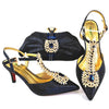 2021 Lastest Noble and Elegangt Fashionable Special Style Shoes and Bag Set