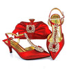 2021 Lastest Noble and Elegangt Fashionable Special Style Shoes and Bag Set
