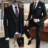 2021 New Italian Tailcoat Design 3 Pieces Slim Fit Suits