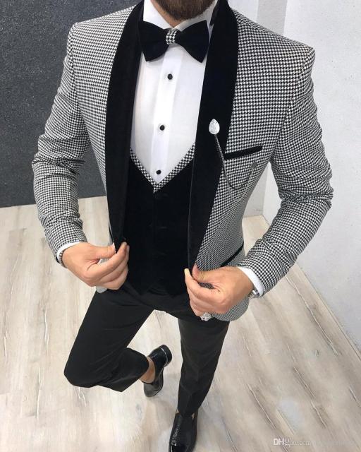 2021 New Italian Tailcoat Design 3 Pieces Slim Fit Suits