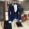 2021 New Italian Tailcoat Design 3 Pieces Slim Fit Suits