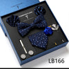 Men's Tie Set Luxury Gift Box Silk Tie Necktie Set for Men 8pcs Inside Packing