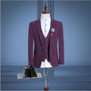 New Formal Suits Slim Fit Tuxedos for Men(Jacket+Vest+Pants)