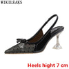 2021 Clear Heels High Heels Sexy Fashion Designer Shoes