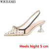 2021 Clear Heels High Heels Sexy Fashion Designer Shoes