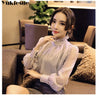 2021 Lace chiffon blouse Shirt