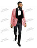 White Jacquard Jacket Men Suit Slim Fit Custom Made Blazer