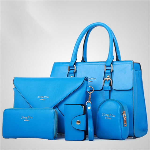 Fashion 5 Piece/set Handbag Purse Set Classic Messenger Bag