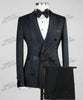 2021 Double Breasted Suit With Pants Tuxedo (Jacket+Pants+Bow)