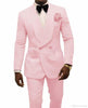 2021 Double Breasted Suit With Pants Tuxedo (Jacket+Pants+Bow)