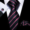 New Red Striped Fashion Designer Ties