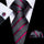 New Red Striped Fashion Designer Ties