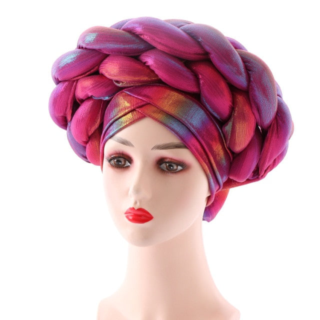 2021 Female Turban Caps Cross Ready To Wear Headscarf Bonnet