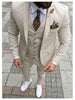 New Arrival One Button Notch Lapel Tuxedo Suits ( Jacket+Pants+Vest+Tie)