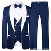 New Arrival One Button Notch Lapel Tuxedo Suits ( Jacket+Pants+Vest+Tie)