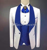 New Arrival One Button Notch Lapel Tuxedo Suits ( Jacket+Pants+Vest+Tie)