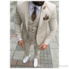 New Arrival One Button Notch Lapel Tuxedo Suits ( Jacket+Pants+Vest+Tie)