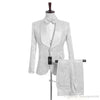 New Arrival One Button Notch Lapel Tuxedo Suits ( Jacket+Pants+Vest+Tie)