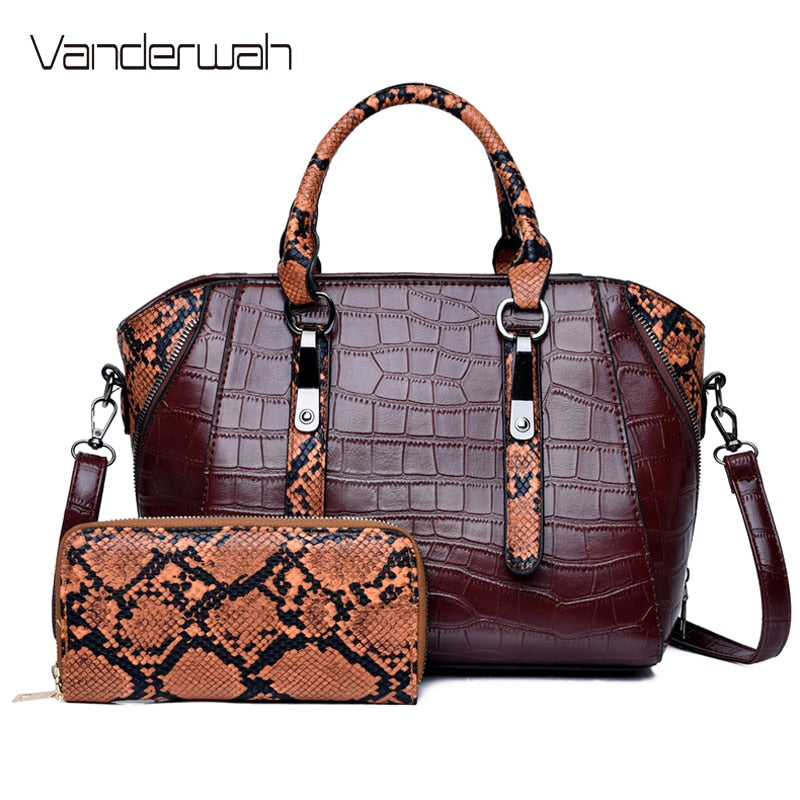 2Piece/Set Fashion Luxury Designer Pocket High Quality Handbags