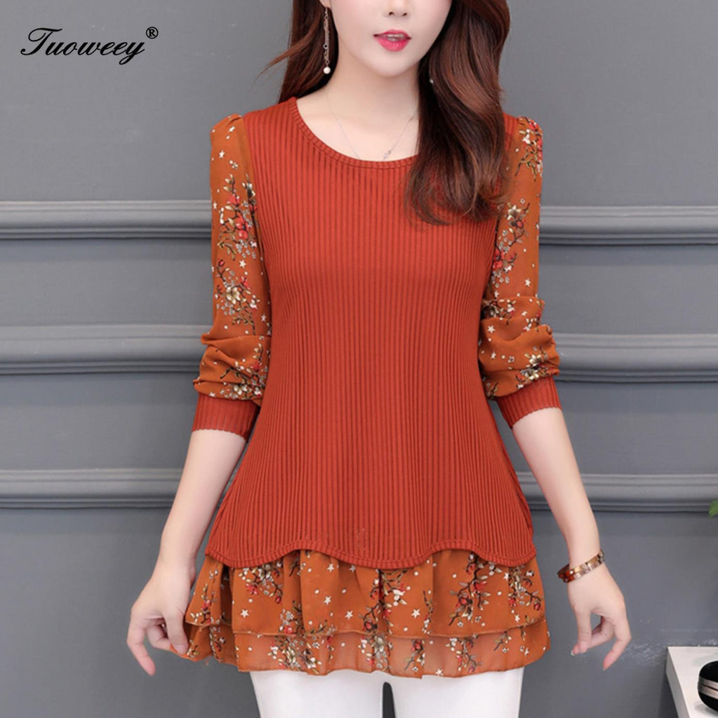 2021 Vintage Fashion Patchwork Casual Top