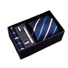 Gift Box Custom Personalized Ties Hankie Cufflinks Sets