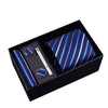 Gift Box Custom Personalized Ties Hankie Cufflinks Sets