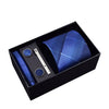 Gift Box Custom Personalized Ties Hankie Cufflinks Sets