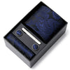 Gift Box Custom Personalized Ties Hankie Cufflinks Sets