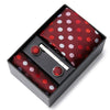 Gift Box Custom Personalized Ties Hankie Cufflinks Sets