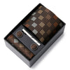 Gift Box Custom Personalized Ties Hankie Cufflinks Sets